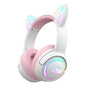 ONIKUMA GT838 2.4G Head-mounted Wireless Bluetooth Headphone(Pink)