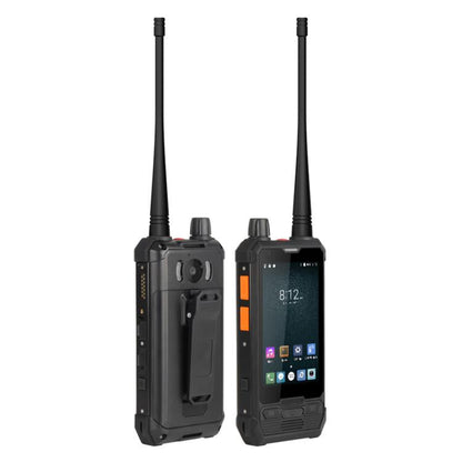 UNIWA P2 Plus UHF Walkie-Talkie Rugged Phone, 3GB+32GB, 4.0 inch Android 9.0 Mediatek MT6762 Octa Core, Network: 4G, NFC, Plug:EU Plug(Black)