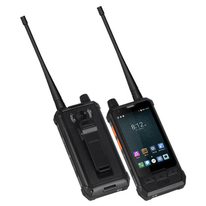 Téléphone robuste UNIWA P2 Plus UHF Talkie-Walkie, 3 Go + 32 Go, Android 9.0 Mediatek MT6762 Octa Core de 4,0 pouces, Réseau: 4G, NFC, Prise: prise britannique (Noir)