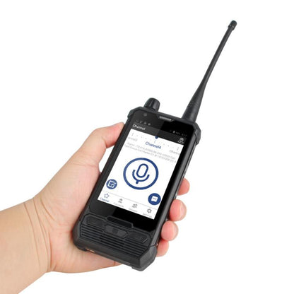 UNIWA P2 Plus UHF Walkie-Talkie Rugged Phone, 3GB+32GB, 4.0 inch Android 9.0 Mediatek MT6762 Octa Core, Network: 4G, NFC, Plug:AU Plug(Black)