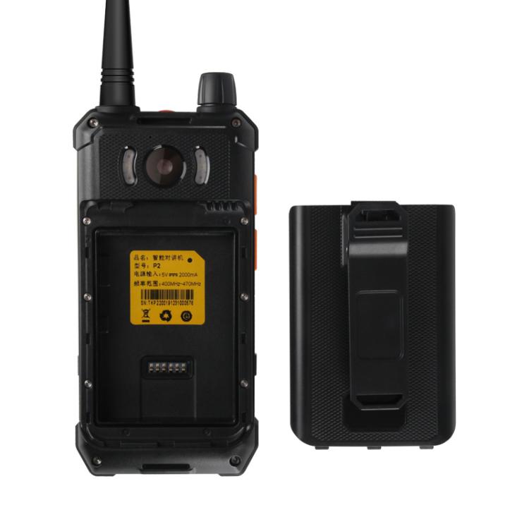 UNIWA P2 Plus UHF Walkie-Talkie Rugged Phone, 3GB+32GB, 4.0 inch Android 9.0 Mediatek MT6762 Octa Core, Network: 4G, NFC, Plug:AU Plug(Black)