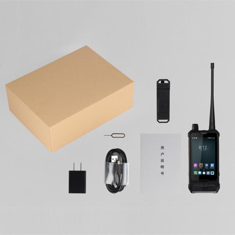 UNIWA P2 Plus UHF Walkie-Talkie Rugged Phone, 3GB+32GB, 4.0 inch Android 9.0 Mediatek MT6762 Octa Core, Network: 4G, NFC, Plug:EU Plug(Black)