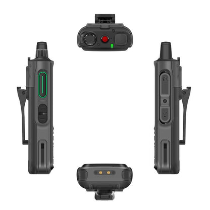 UNIWA NR120 PoC Walkie-Talkie Rugged Phone, 3GB+32GB, 2.4 inch Android 13 Unisoc T158 Octa Core, Network: 5G, NFC, SOS, Plug:EU Plug(Black)