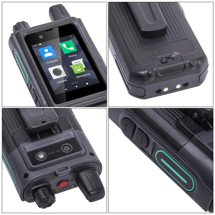 UNIWA NR120 PoC Walkie-Talkie Rugged Phone, 3GB+32GB, 2.4 inch Android 13 Unisoc T158 Octa Core, Network: 5G, NFC, SOS, Plug:AU Plug(Black)