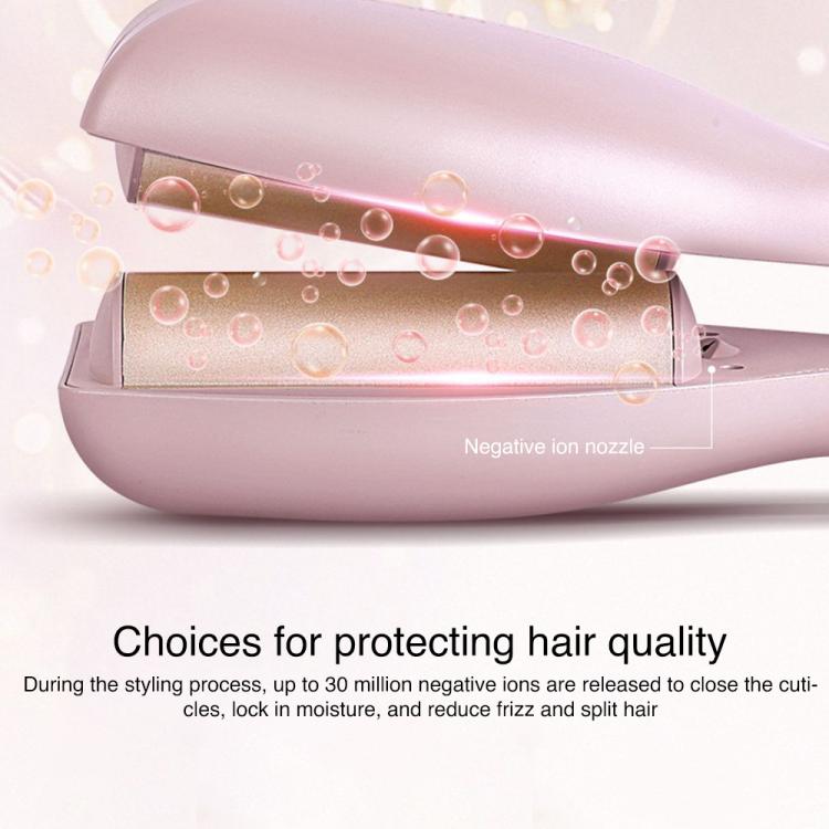 K-SKIN KD885 Fer à friser électrique ionique Négatif Outil de coiffure (prise UE rose)