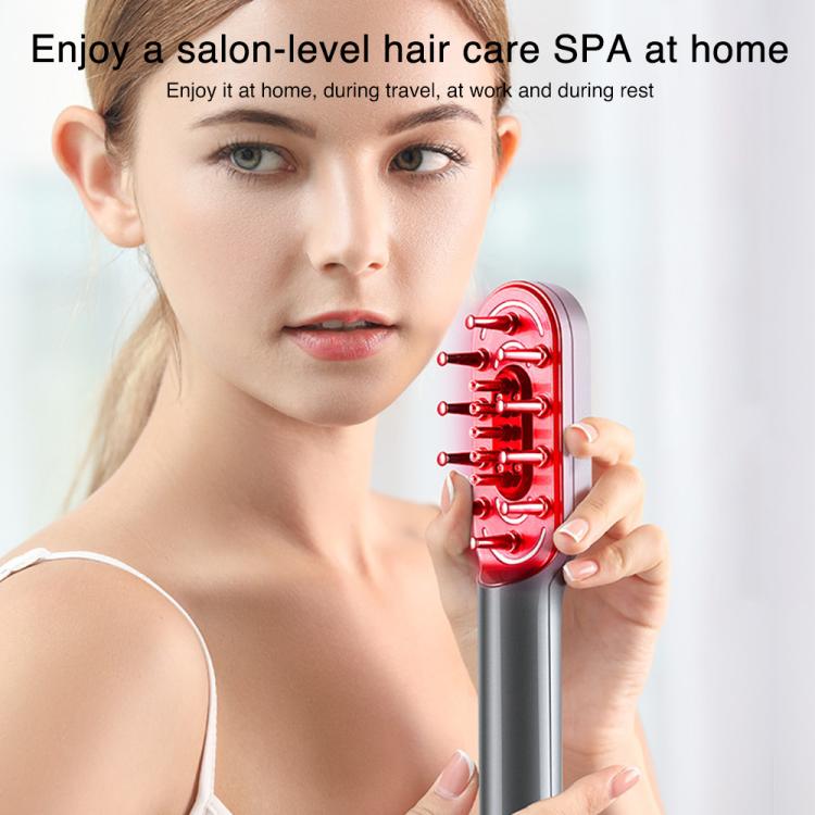 K-SKIN KD3806 EMS Micro-current IPL Hair Care Massage Comb(White)
