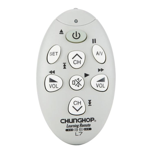 CHUNGHOP L7 Infrared Learning Universal TV Remote Control(Grey)