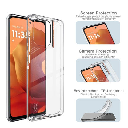 For Motorola Edge 50 5G / 50 Pro 5G imak UX-10 Series Transparent Shockproof TPU Phone Case(Transparent)