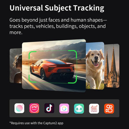 FUNSNAP CM8 Smartphone Stabilizer Foldable 3-axis Anti-shake Vlog Shooting Gimbal, Basic Version(Black)
