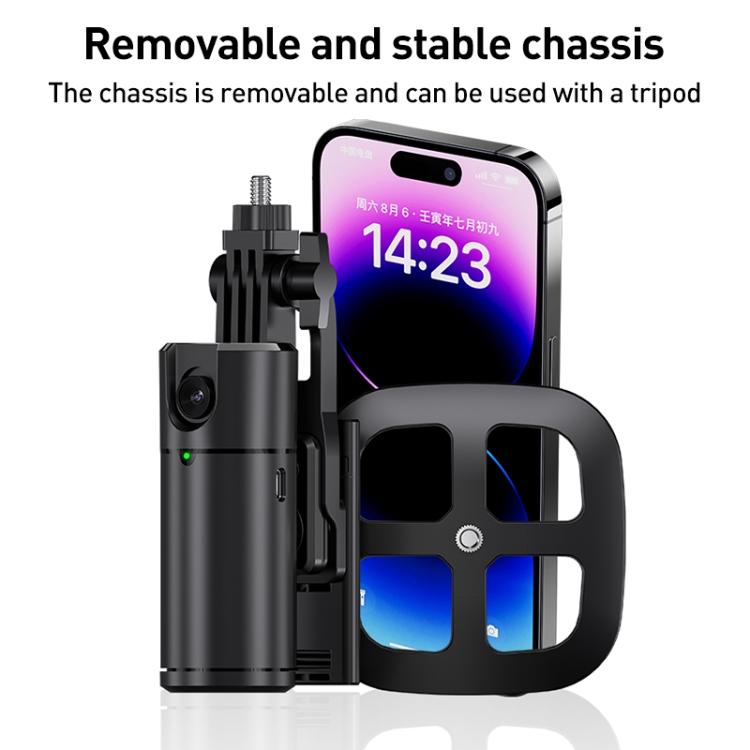 FUNSNAP Q1 Desktop 360 Degree Al Smart Face Tracking PTZ Bracket(Black)