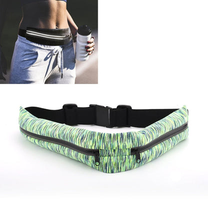 YIPINU YS13 Sac banane de sport étanche pour extérieur, invisible, antivol, pour téléphone portable (vert)
