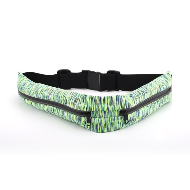 YIPINU YS13 Sac banane de sport étanche pour extérieur, invisible, antivol, pour téléphone portable (vert)