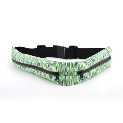 YIPINU YS13 Sac banane de sport étanche pour extérieur, invisible, antivol, pour téléphone portable (vert)