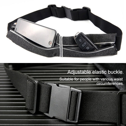 YIPINU YS13 Sac banane de sport étanche pour extérieur, invisible, antivol, pour téléphone portable (vert)