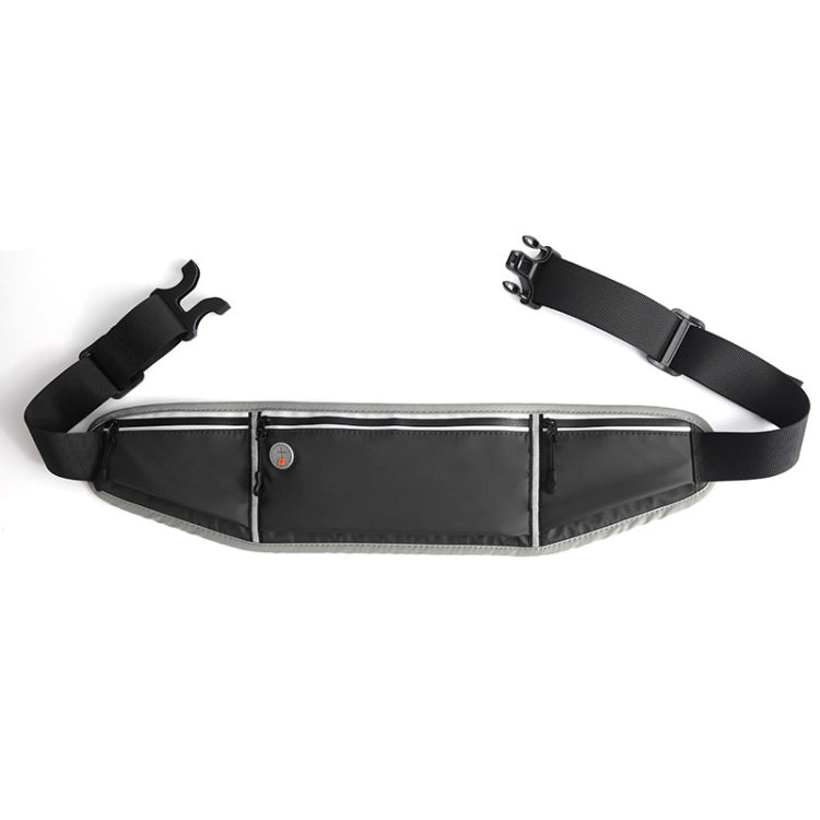 YIPINU YSU Sac Banane de Sport Ultra-fin Étanche pour Téléphone Portable pour Marathon en Plein Air (Noir)