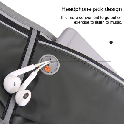YIPINU YSU Sac Banane de Sport Ultra-fin Étanche pour Téléphone Portable pour Marathon en Plein Air (Noir)