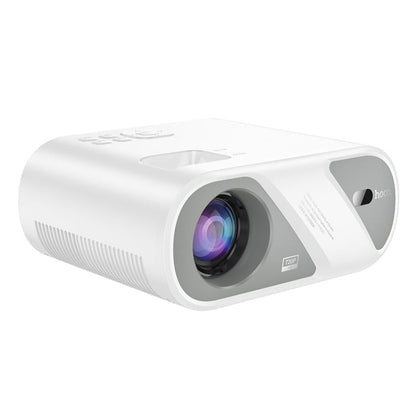 hoco DT1 1280x720P 140ANSI WiFi Bluetooth Wireless Projector Same Screen Version, US Plug(White)