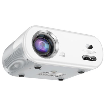 hoco DT2 1280x720P 140ANSI Smart WiFi Bluetooth Projector Android Version, EU Plug(White)