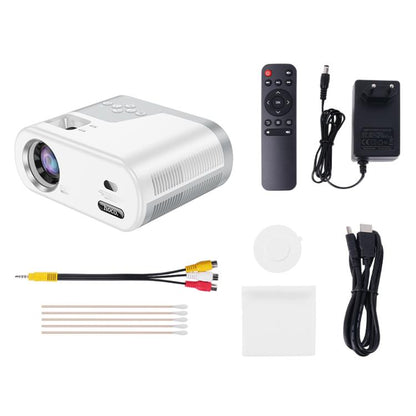 hoco DT2 1280x720P 140ANSI Smart WiFi Bluetooth Projector Android Version, EU Plug(White)