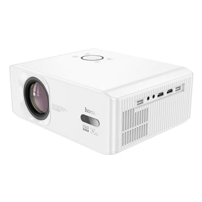 hoco DT3 1920x1080P 370ANSI Smart Electric Focus Projector Android Version, EU Plug(White)