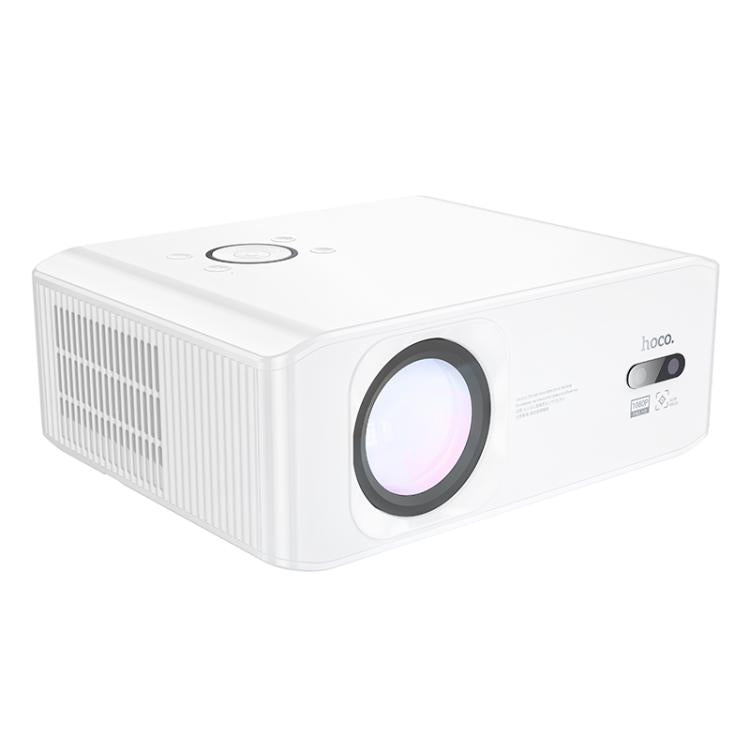 hoco DT3 1920x1080P 370ANSI Smart Electric Focus Projector Android Version, US Plug(White)