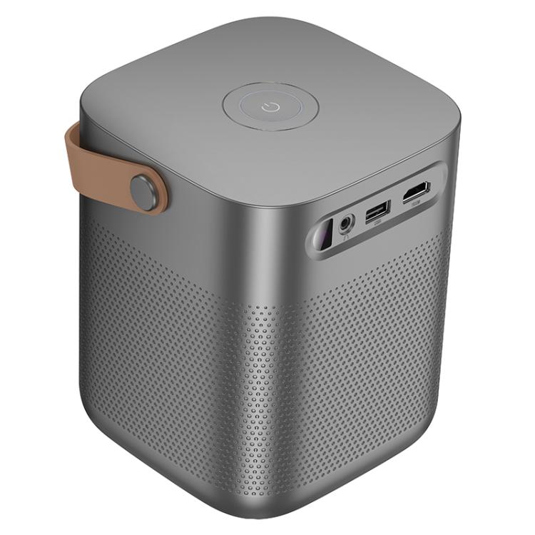 hoco DT4 1280x720P 190ANSI Smart Full Autofocus Projector Android Version, UK Plug(Metal Grey)