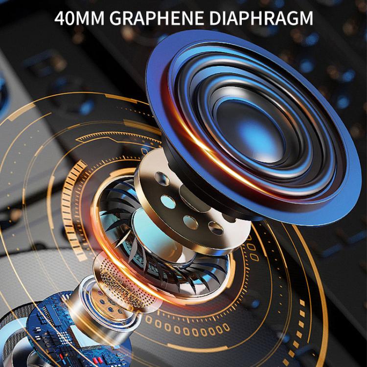 SOMAN Motorcycle Helmet Bluetooth Headset Stereo Voice Microphone, Style:M6-Hard Mic