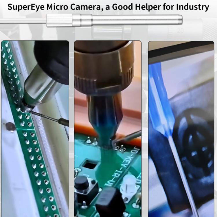 Supereyes Y002 200W HD USB Industrial Dispensing Machine Endoscope Electron Microscope(Silver)