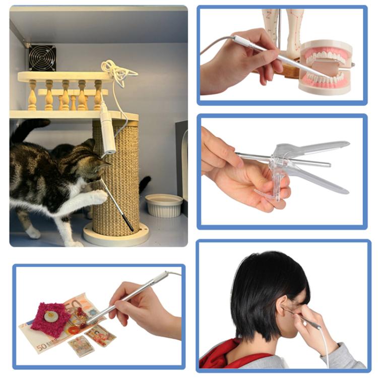 Supereyes Y002 200W HD USB Industrial Dispensing Machine Endoscope Electron Microscope(Silver)