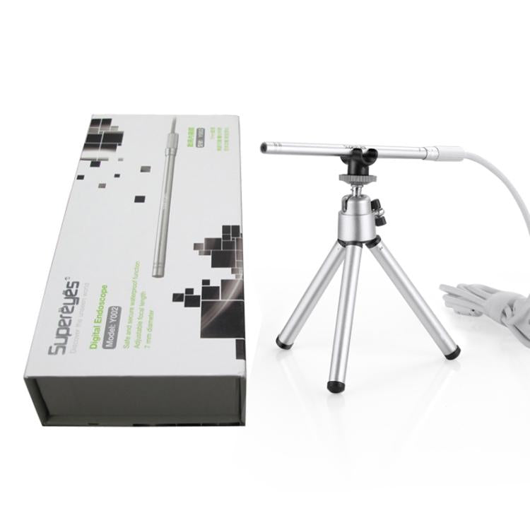 Supereyes Y002 200W HD USB Industrial Dispensing Machine Endoscope Electron Microscope(Silver)
