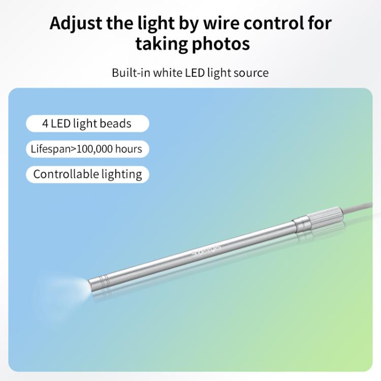 Supereyes Y002 200W HD USB Industrial Dispensing Machine Endoscope Electron Microscope(Silver)