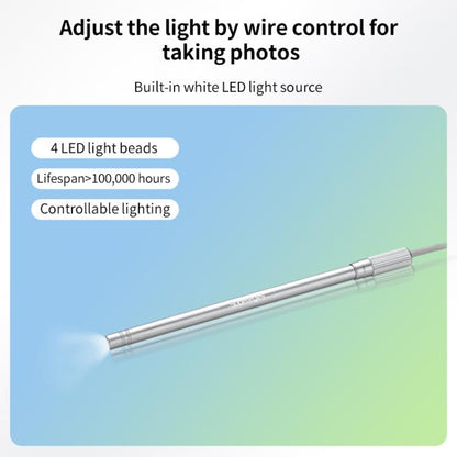 Supereyes Y002 200W HD USB Industrial Dispensing Machine Endoscope Electron Microscope(Silver)
