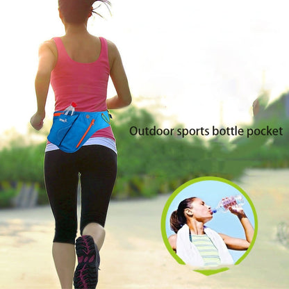 YIPINU YS9 Sac de taille étanche pour téléphone portable, sac de sport pour cyclisme et alpinisme, avec porte-bouteille (vert)