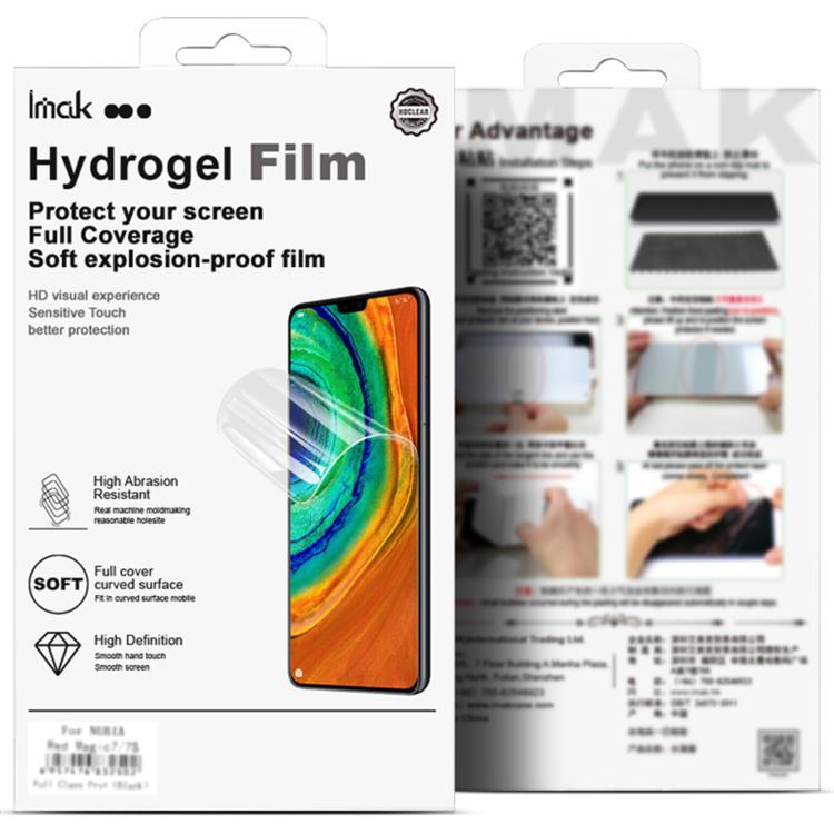 For Motorola Edge 60S / 60 Pro imak 4th Generation Full Coverage Screen Hydrogel Film, Support Fingerprint Unlocking