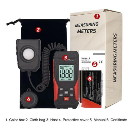 TRSI TA630B Separable Digital Lux Meter Light Brightness Measuring