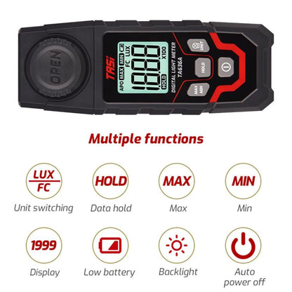 TRSI TA636A Integrated Digital Lux Meter Light Brightness Measuring