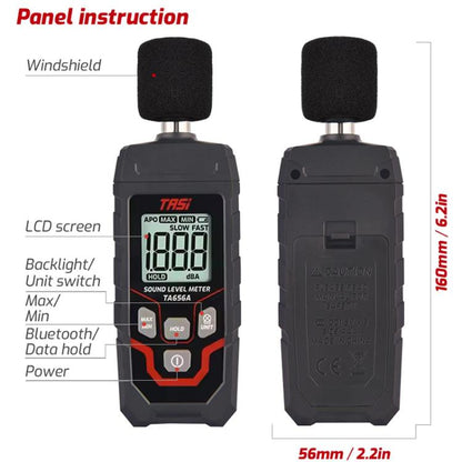 TRSI TA656A Digital Noise Measuring Meter Decibel Detector Device