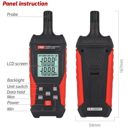 TRSI TA620A Industrial Handheld Thermometer Hygrometer