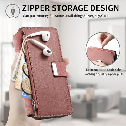 For Huawei Pura 70 Ultra CaseNeo MagSafe RFID Anti-theft Zipper Wallet Retro Leather Phone Case(Pink)