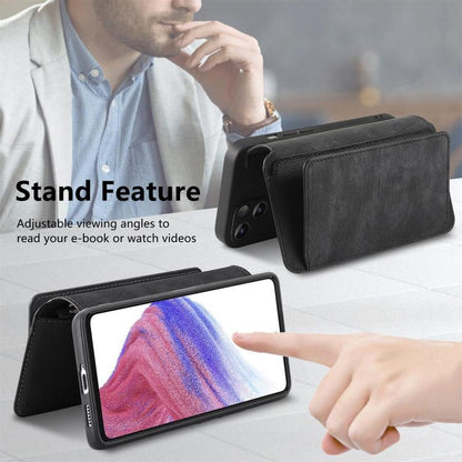 For Huawei nova 13 / 12 CaseNeo MagSafe RFID Anti-theft Zipper Wallet Retro Leather Phone Case(Black)