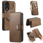 For Honor 90 CaseNeo MagSafe RFID Anti-theft Zipper Wallet Retro Leather Phone Case(Brown)