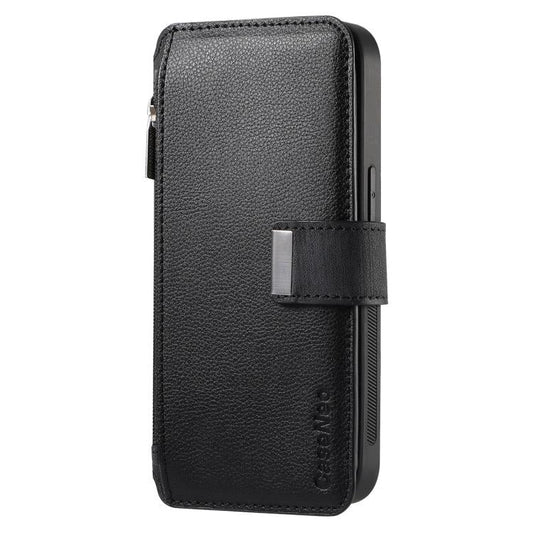 For Honor X8b CaseNeo MagSafe RFID Anti-theft Zipper Wallet Retro Leather Phone Case(Black)