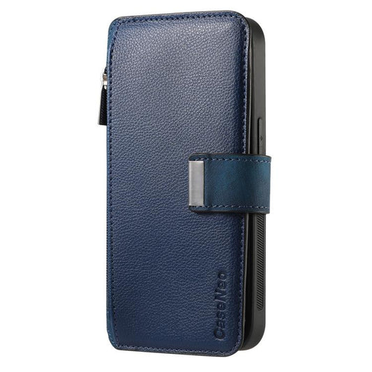 For Honor X8b CaseNeo MagSafe RFID Anti-theft Zipper Wallet Retro Leather Phone Case(Blue)