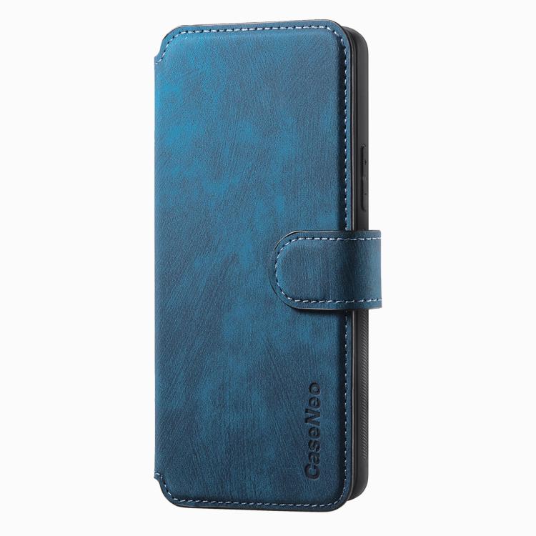 Pour Google Pixel 9a ÉtuiCoque de téléphone rétro en cuir MagSafe RFID antivol (bleu)