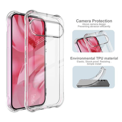 Pour Google Pixel 10 Pro XL imak Coque de téléphone en TPU antichoc Airbag (transparent)