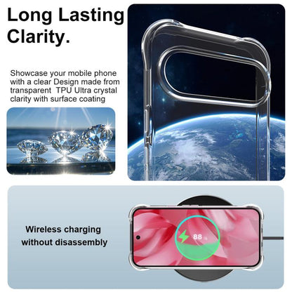 Pour Google Pixel 10 Pro XL imak Coque de téléphone en TPU antichoc Airbag (transparent)