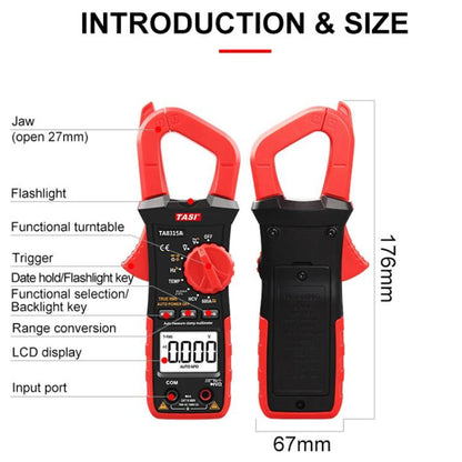 TRSI TA8315A Clamp Meter High Accuracy AC DC Voltage Ammeter