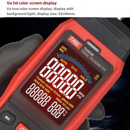 TASI Non-contact Portable Measuring Speed Meter Digital Display Laser Tachometer