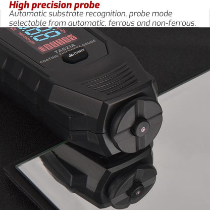 TASI TA521A Car Paint Film Meter Paint Surface Tester Coating Thickness Gauge(Black)