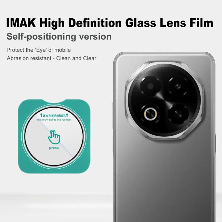 For Meizu Note 16 imak HD Glass Rear Camera Lens Film, Self-positioning Version